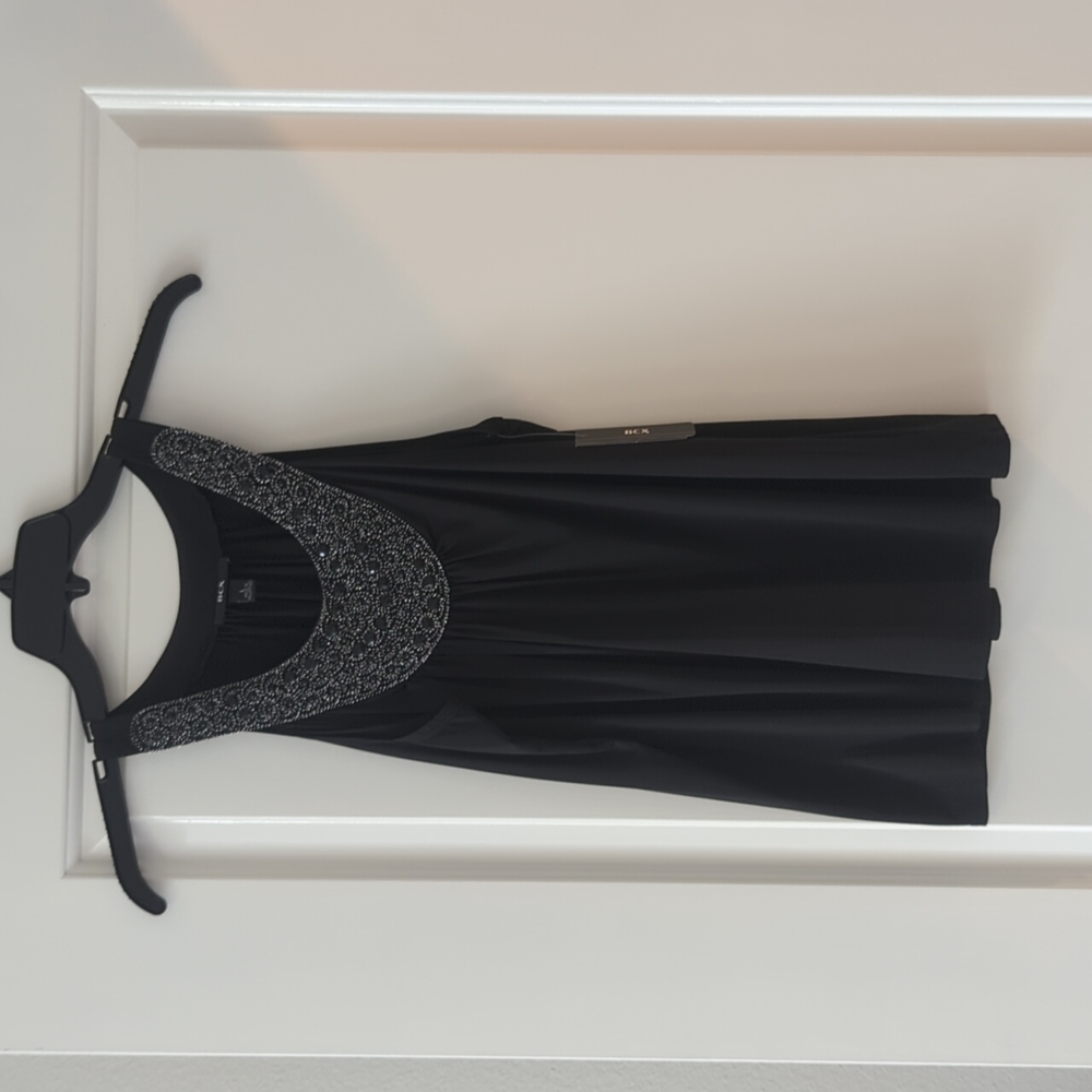 BCX black dressy top